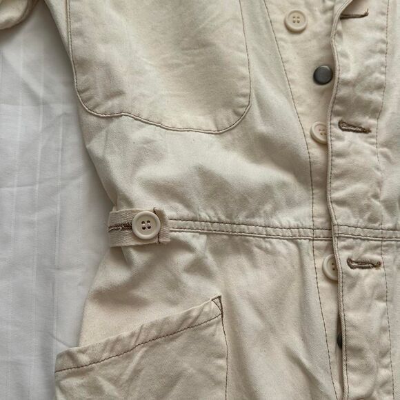 Pistola Parker Short Romper – Women’s Medium – Ecru Denim - Picture 3 of 6